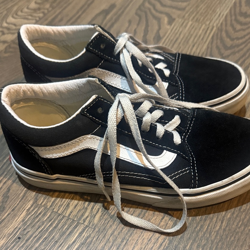 Vans Classic Black and White Sneakers